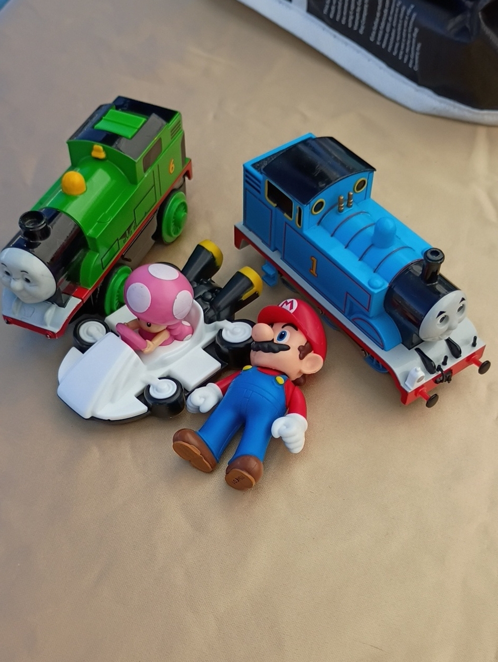Thomas & Friends Blue Thomas and Green Percy Toy Engines